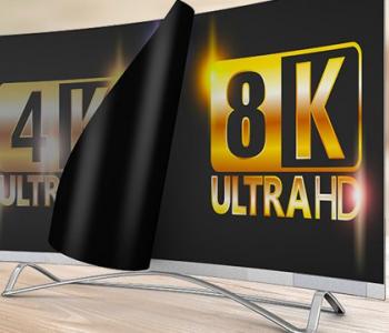 product photo of an 8k tv